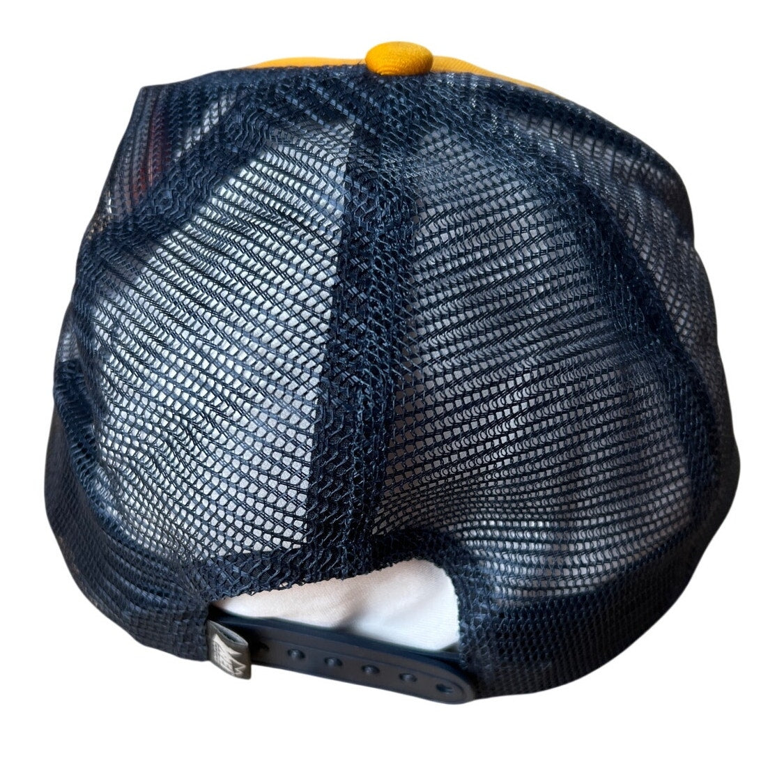 REI Co-op Trucker Hat Mesh Snapback Yellow, Blue Unisex