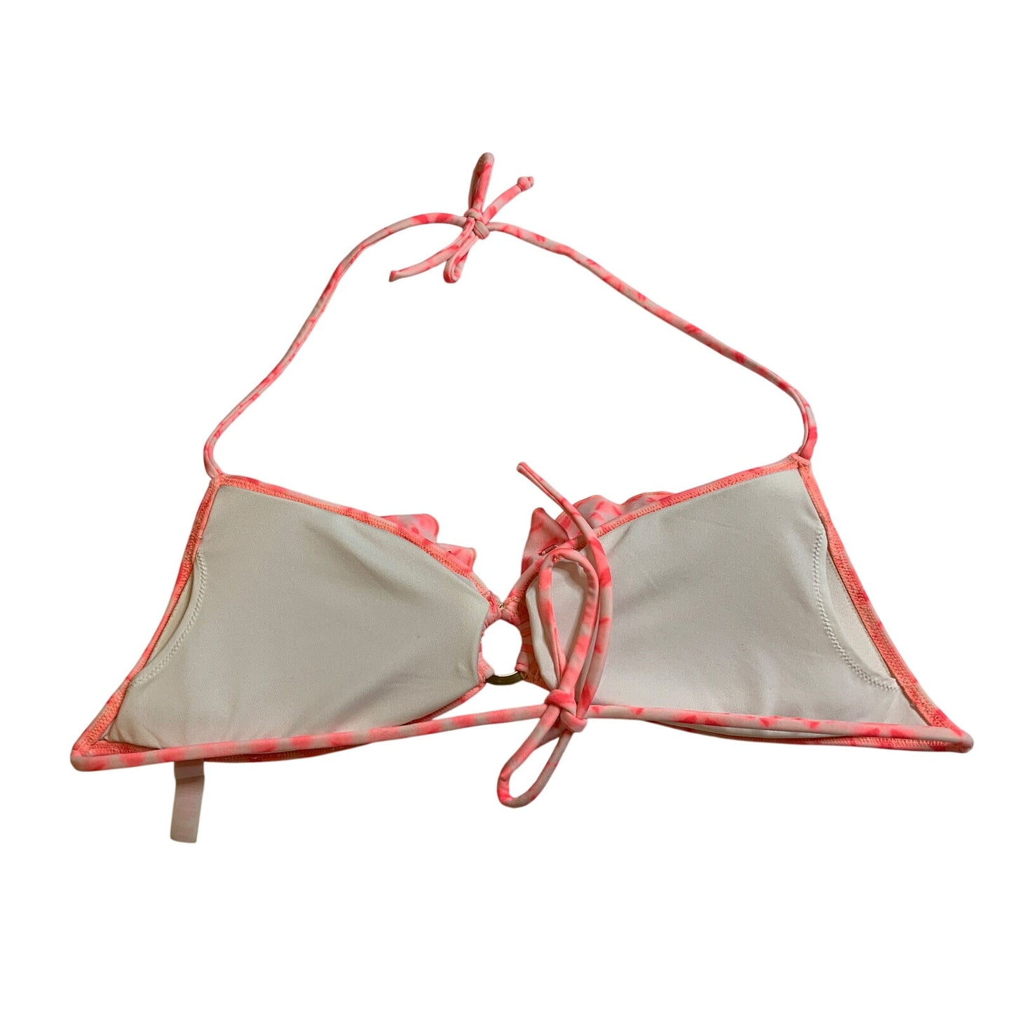 Victoria's Secret Pink with jewels Bikini Top Size Medium M - EUC