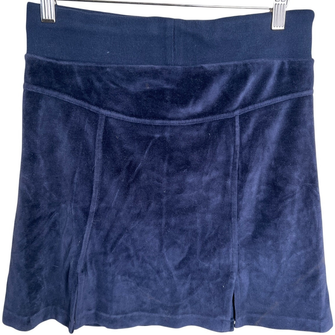 JILLSTUART Jeans Size 2 Velvet Navy Blue Skirt