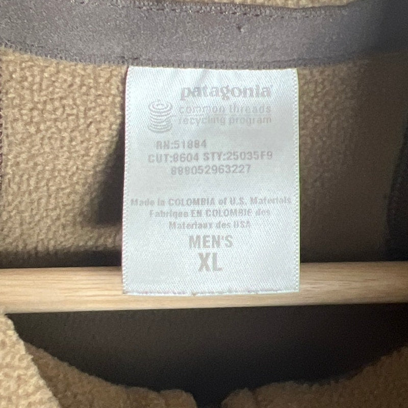 Patagonia Capilene 3 Midweight Zip-Neck XL Brown