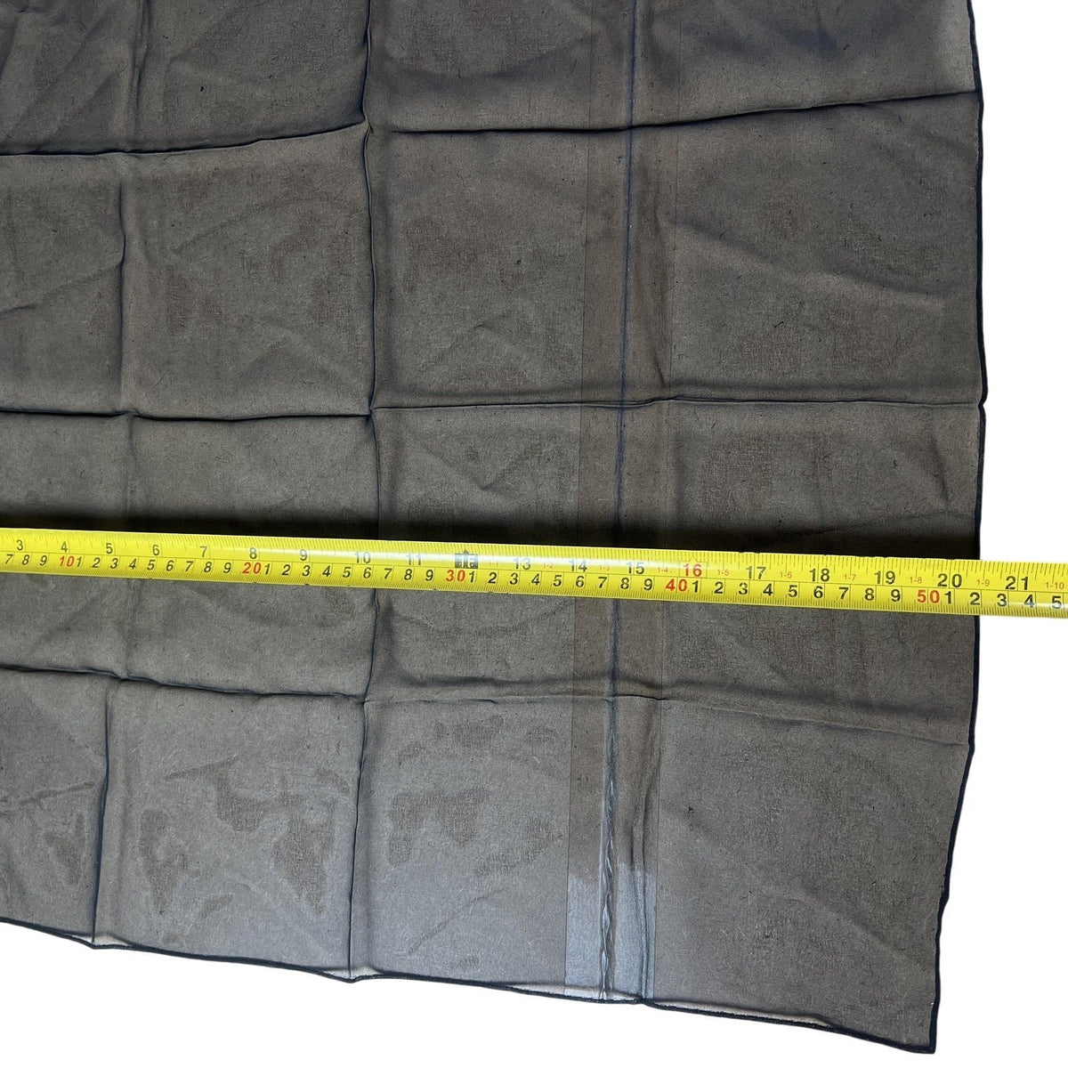 Kerchief Mens One Size Black Square Scarf Polyester Chiffon Double Sided