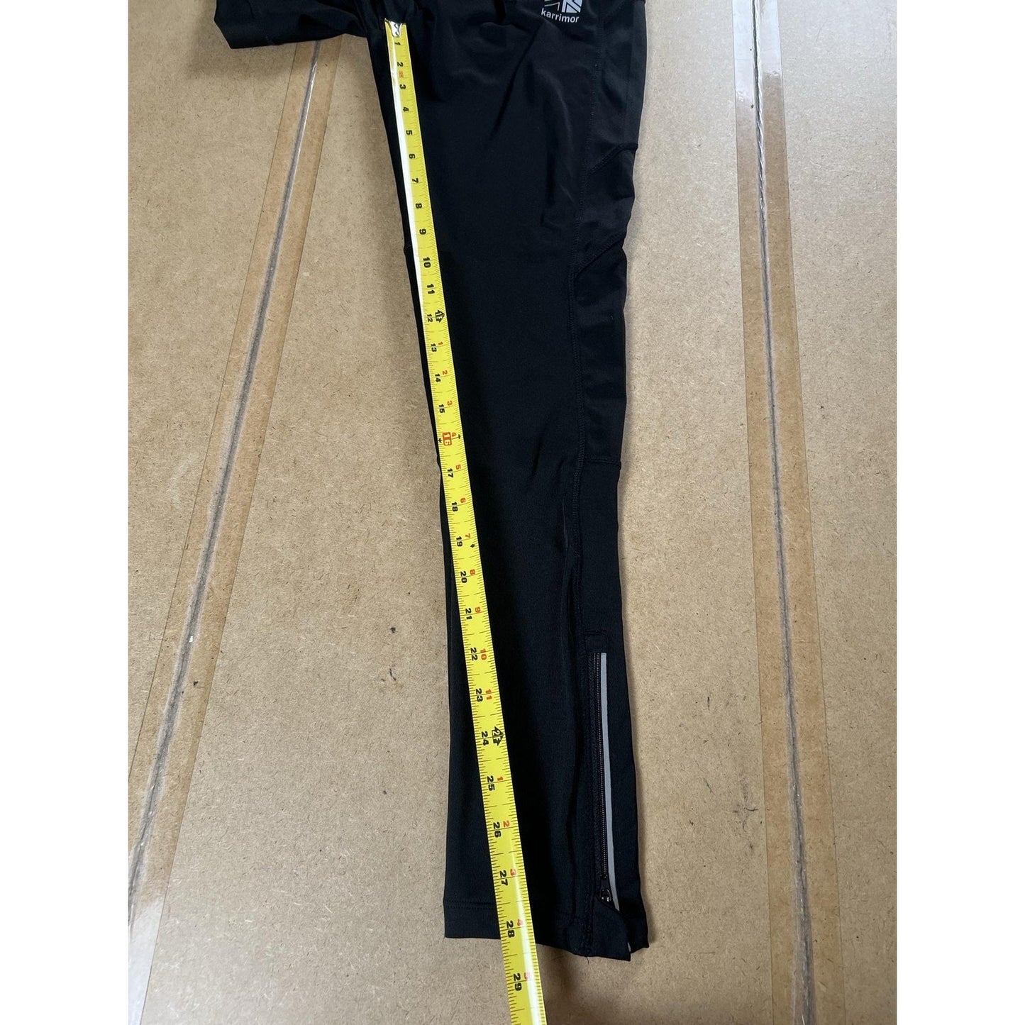 Karrimor Leggings Womens S Black Ankle Running Activewear Polyester Spandex