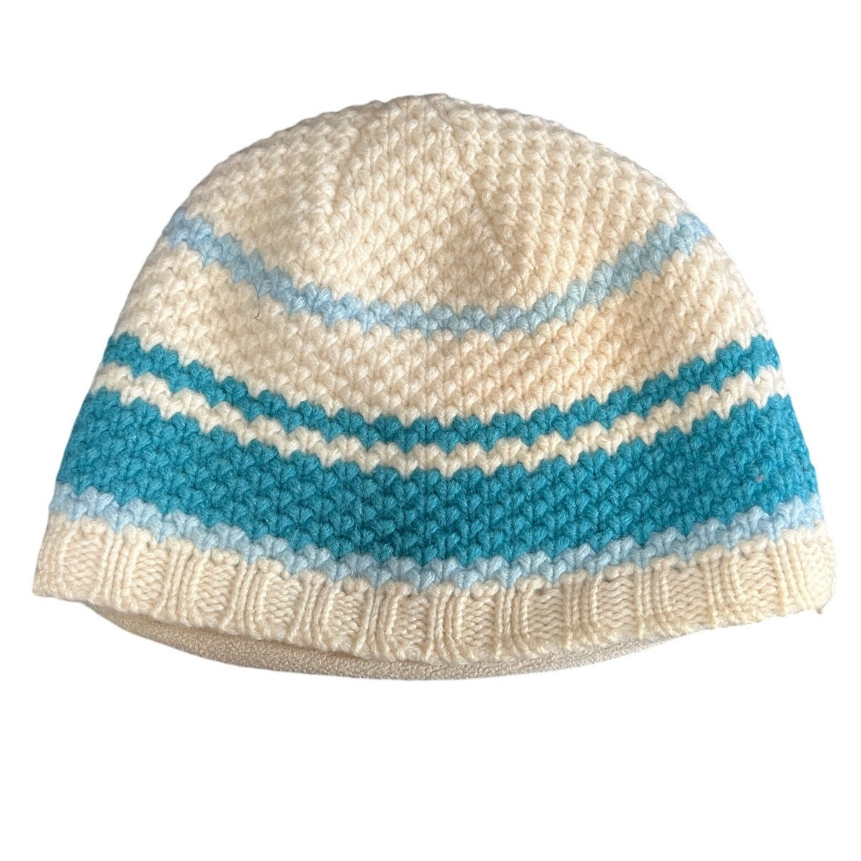 Patagonia Woven Beanie Blue & White Women's One Size