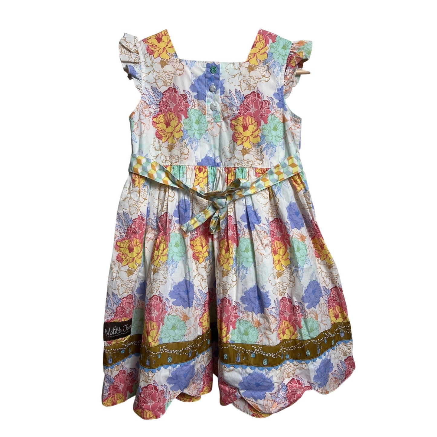 Matilda Jane Hello Lovely Field of Fireflies Dress Girl Size 8