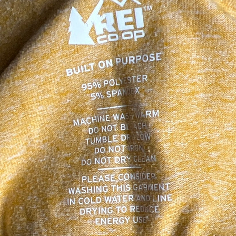 REI Co-Op Men's Yellow T shirt size XL