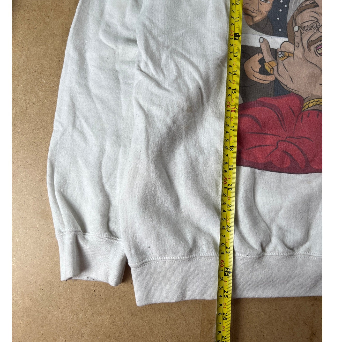 HOME MALONe White Sweatshirt Size Large