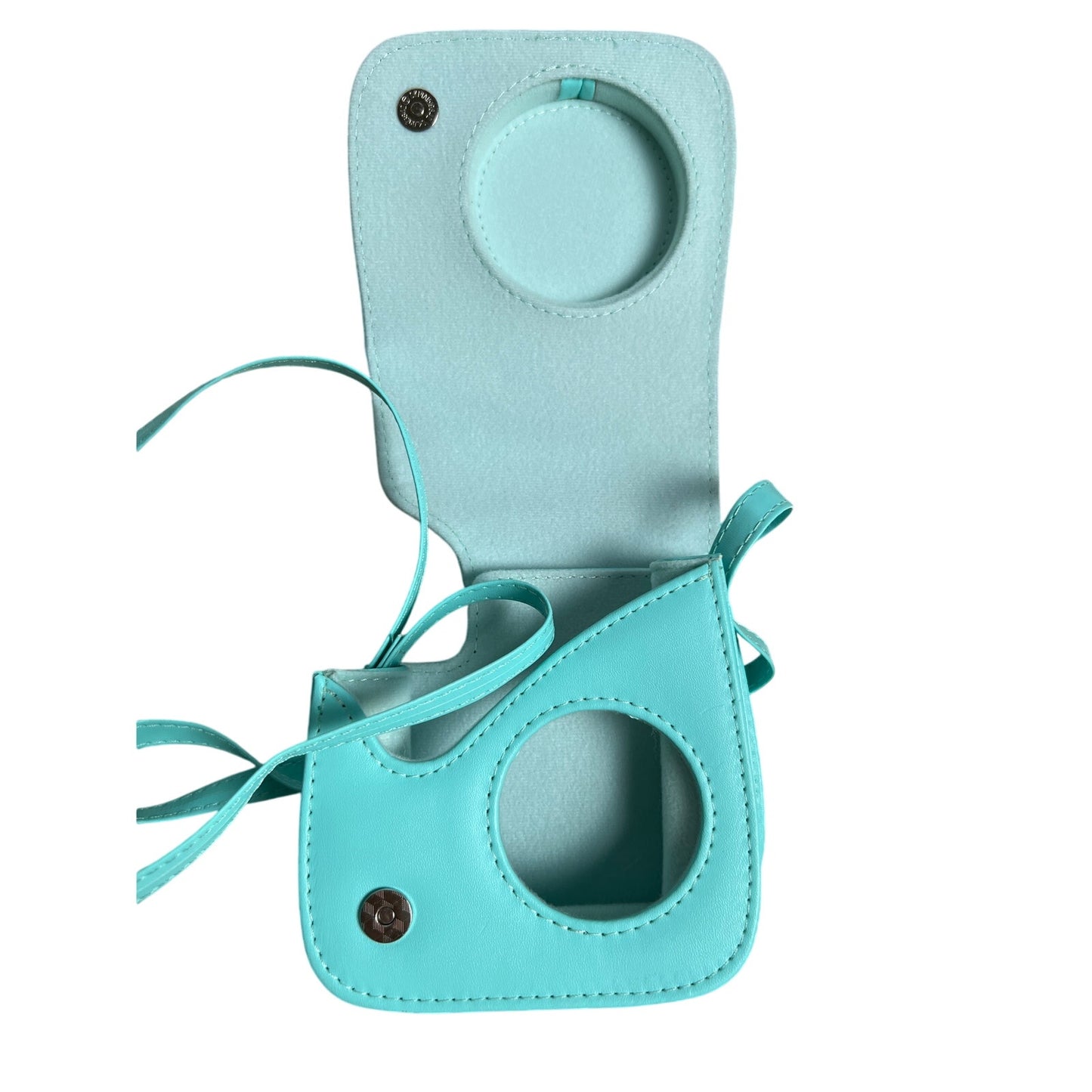 Fujifilm Instax Mini 7+ Camera Case W/Shoulder Strap Seafoam Mint Green