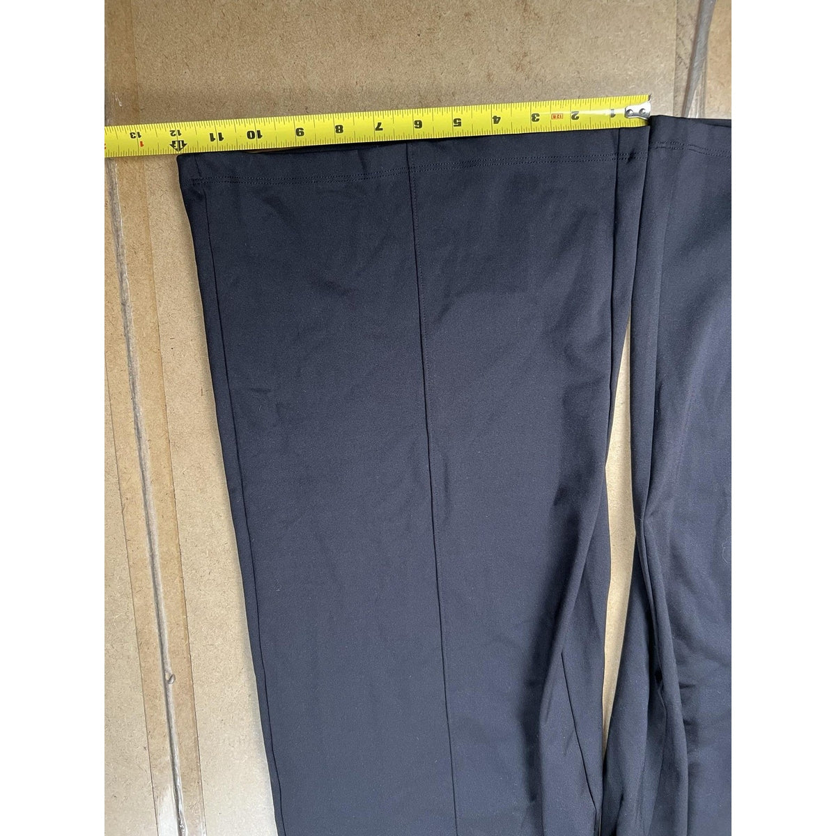 Gap Pants Womens S Black Ponte Pull On Elastic Waist Pockets Stretch Workwear