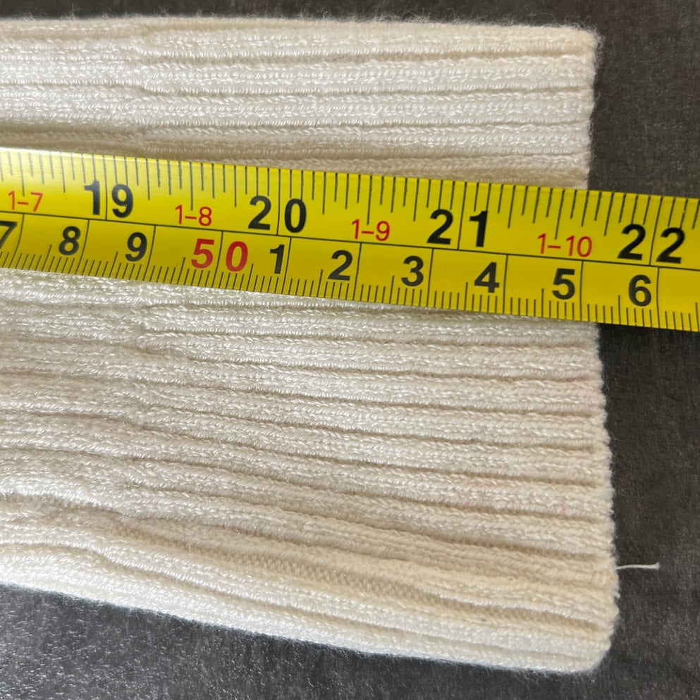 Hepa USA V-neck White Stretch Dress *Dimensions In Pictures*