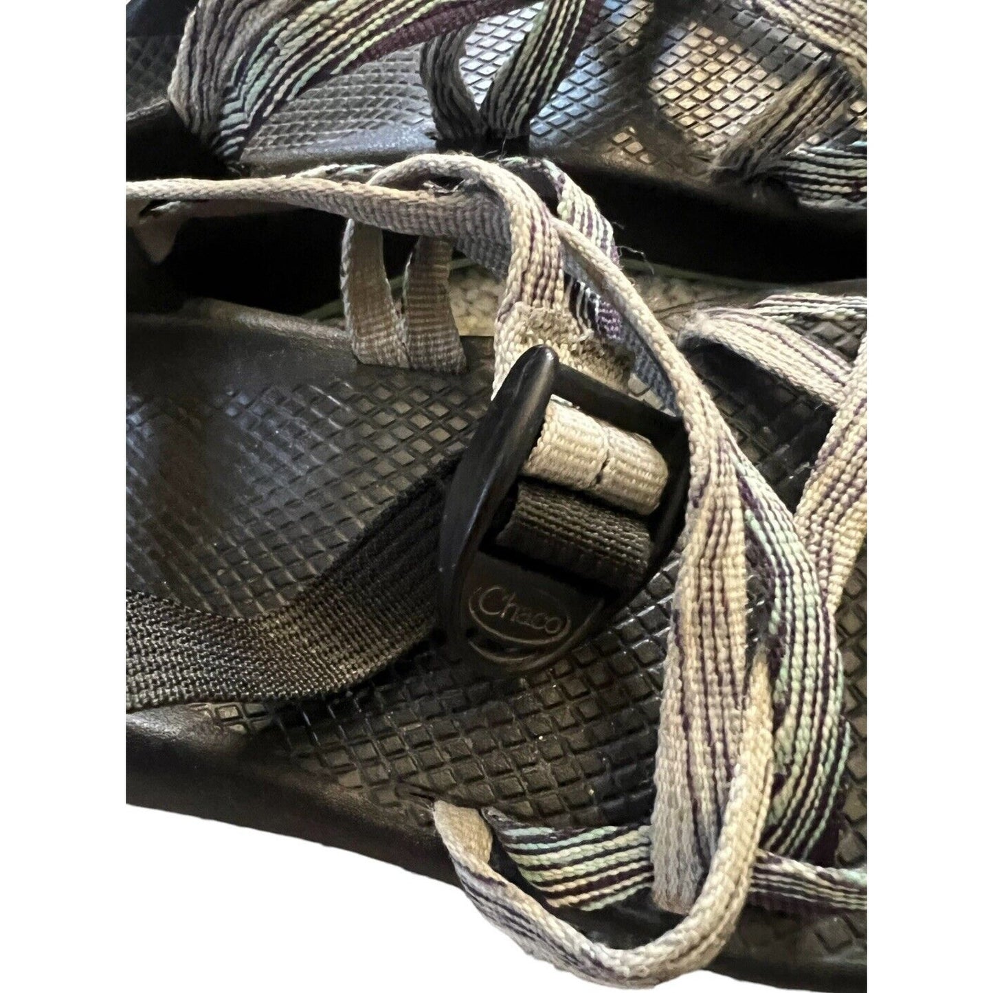 Chaco Women's Sandals Size 8 Green Purple Adjustable Strap