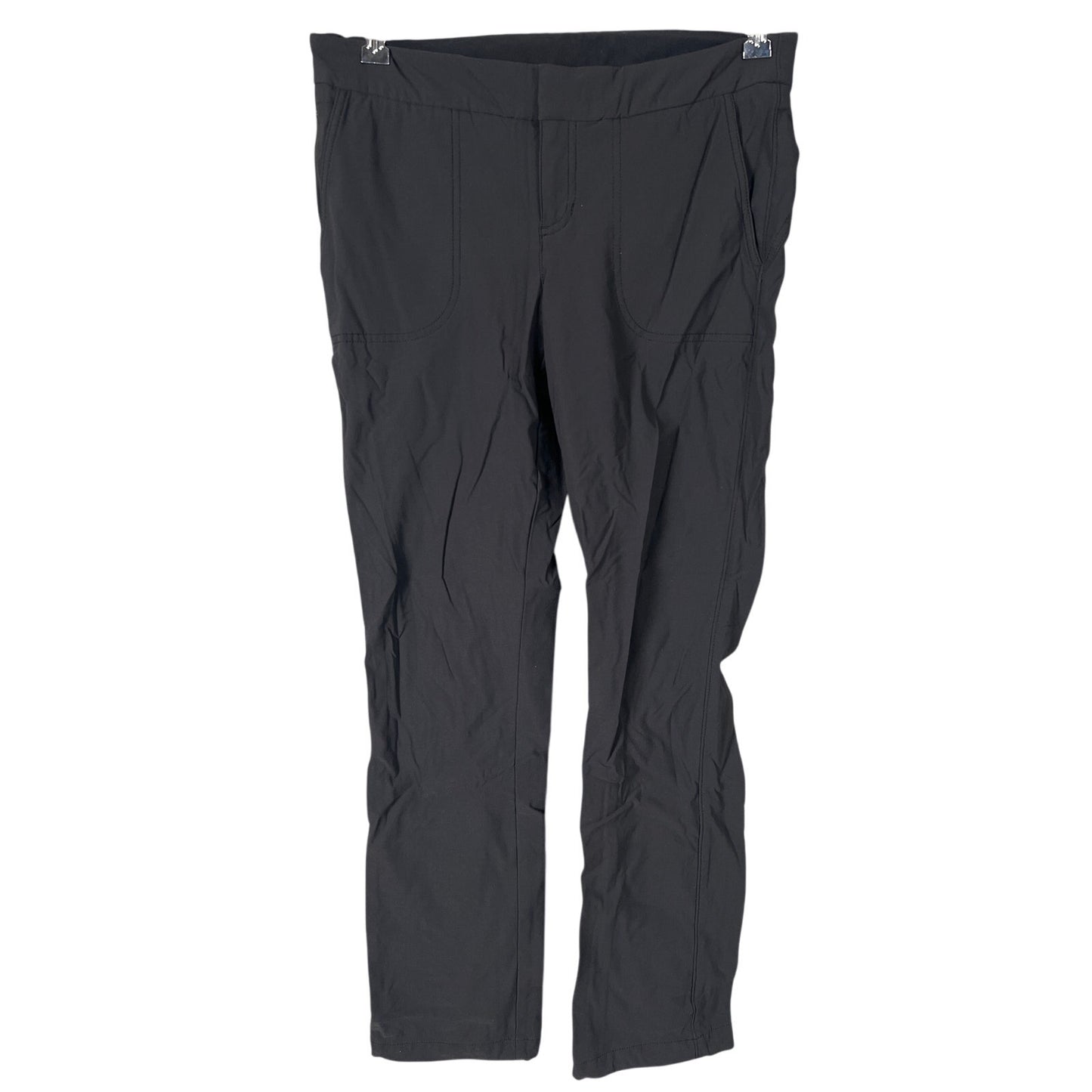 Athleta Nylon Size 10 Black Activewear Spandex Stretch Pants