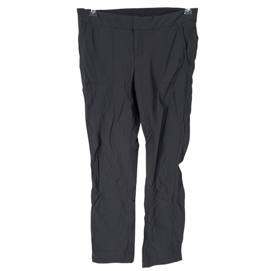 Athleta Nylon Size 10 Black Activewear Spandex Stretch Pants