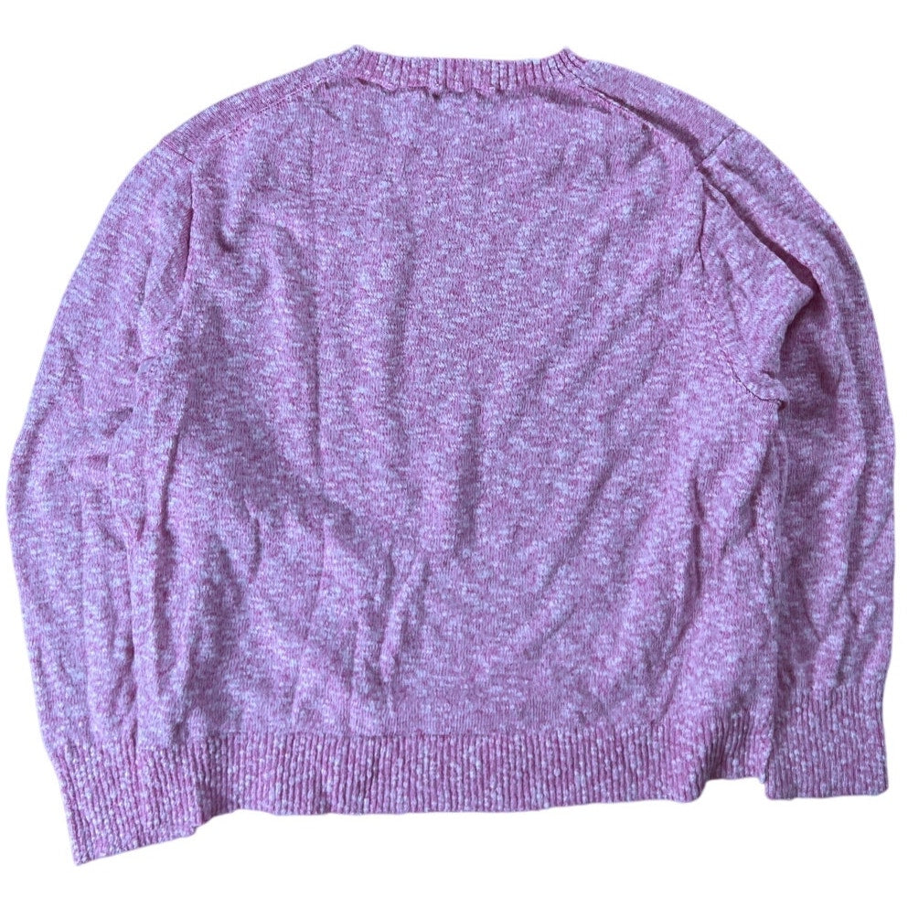 J. Crew Sweater Women's 2XL Salmon Pink Cotton Crewneck Pullover