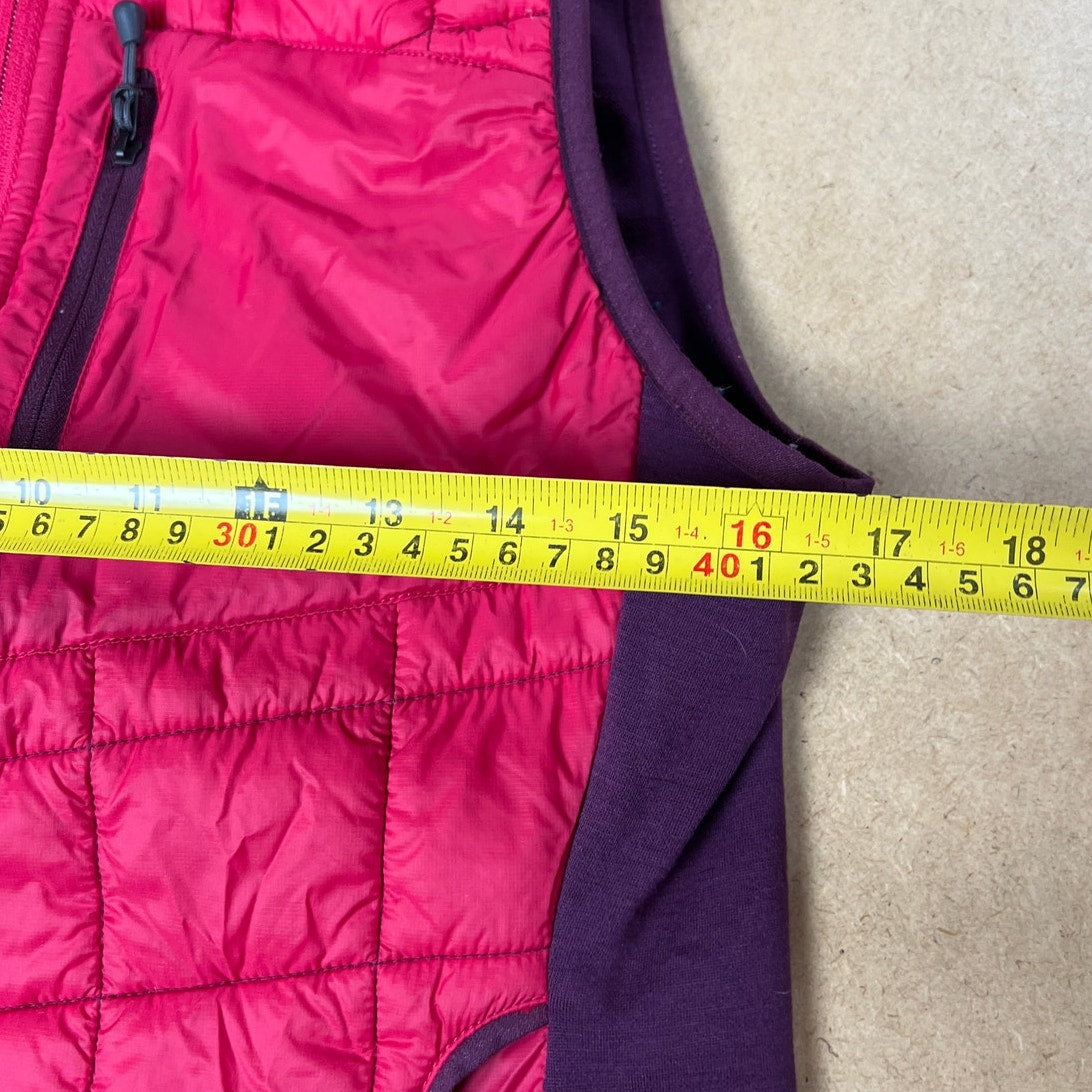 Smartwool Vest Womens Medium SmartLoft Divide Pink Purple Quilted Insulated