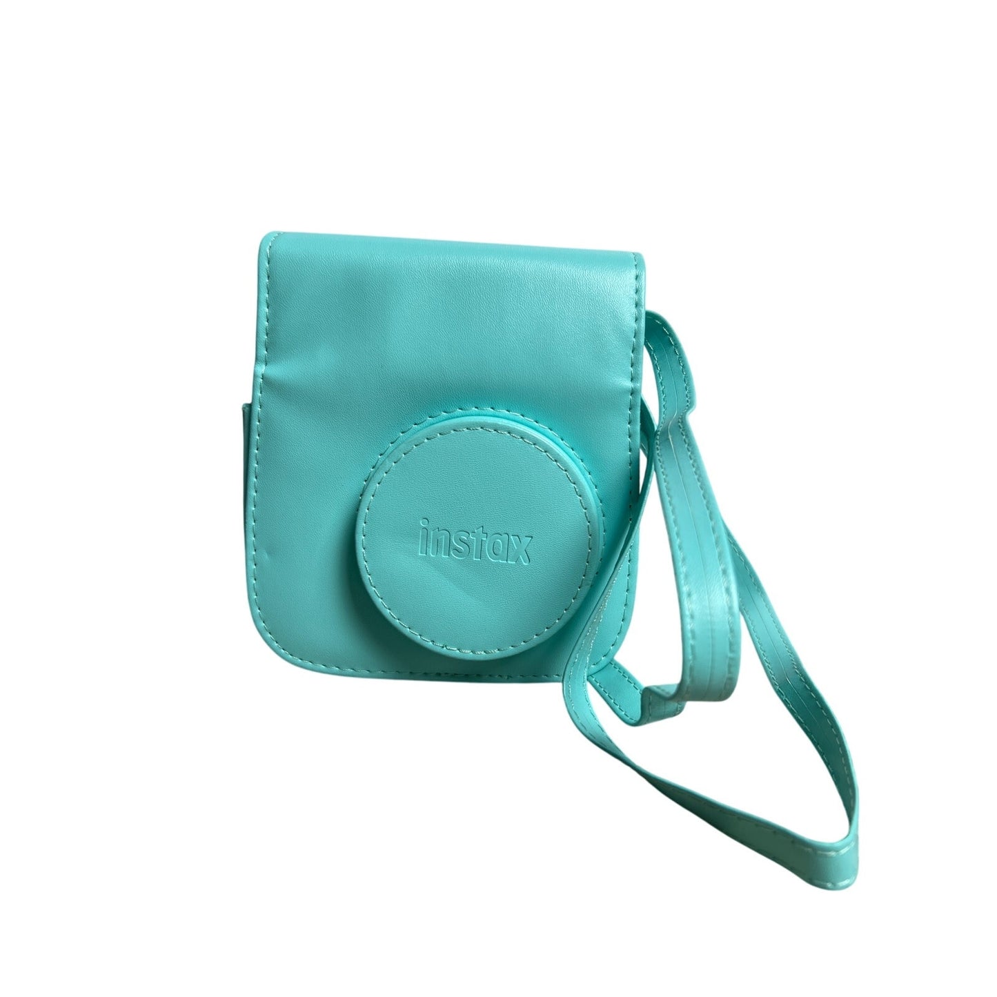 Fujifilm Instax Mini 7+ Camera Case W/Shoulder Strap Seafoam Mint Green