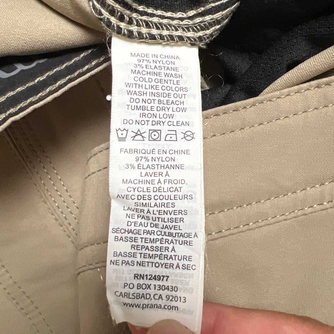 PrAna Men Tan Hiking Pants Size 38W/34L