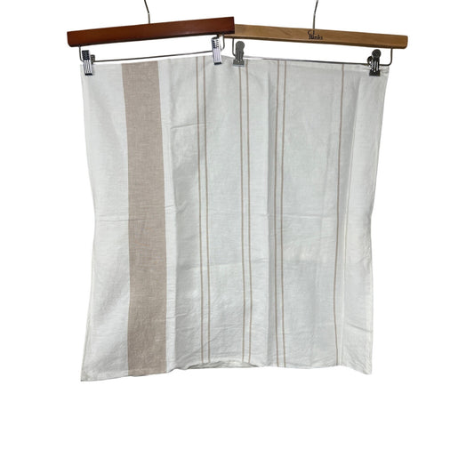 West Elm White Striped Pillow Case *Dimension In Picture*