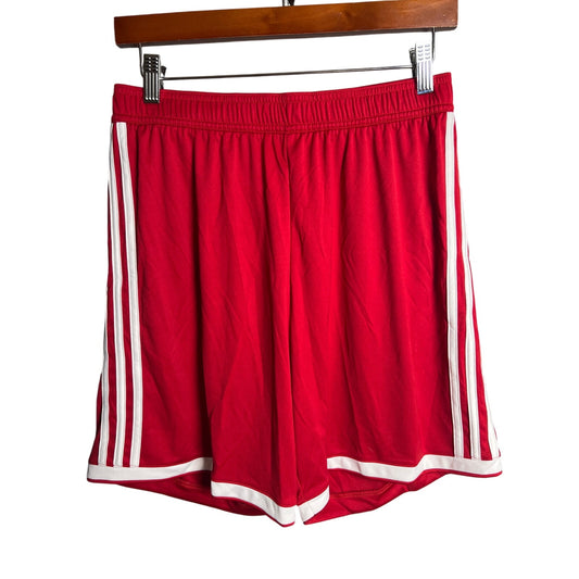 NWT Adidas Red Basketball Shorts Size Medium 100% Polyester Regista