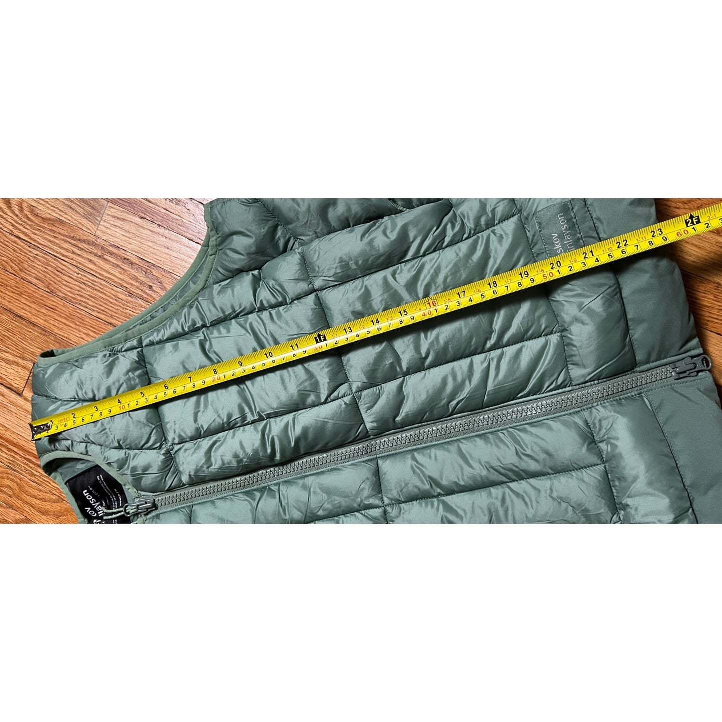Askov Finlayson Green Puffer Vest Women's Medium M