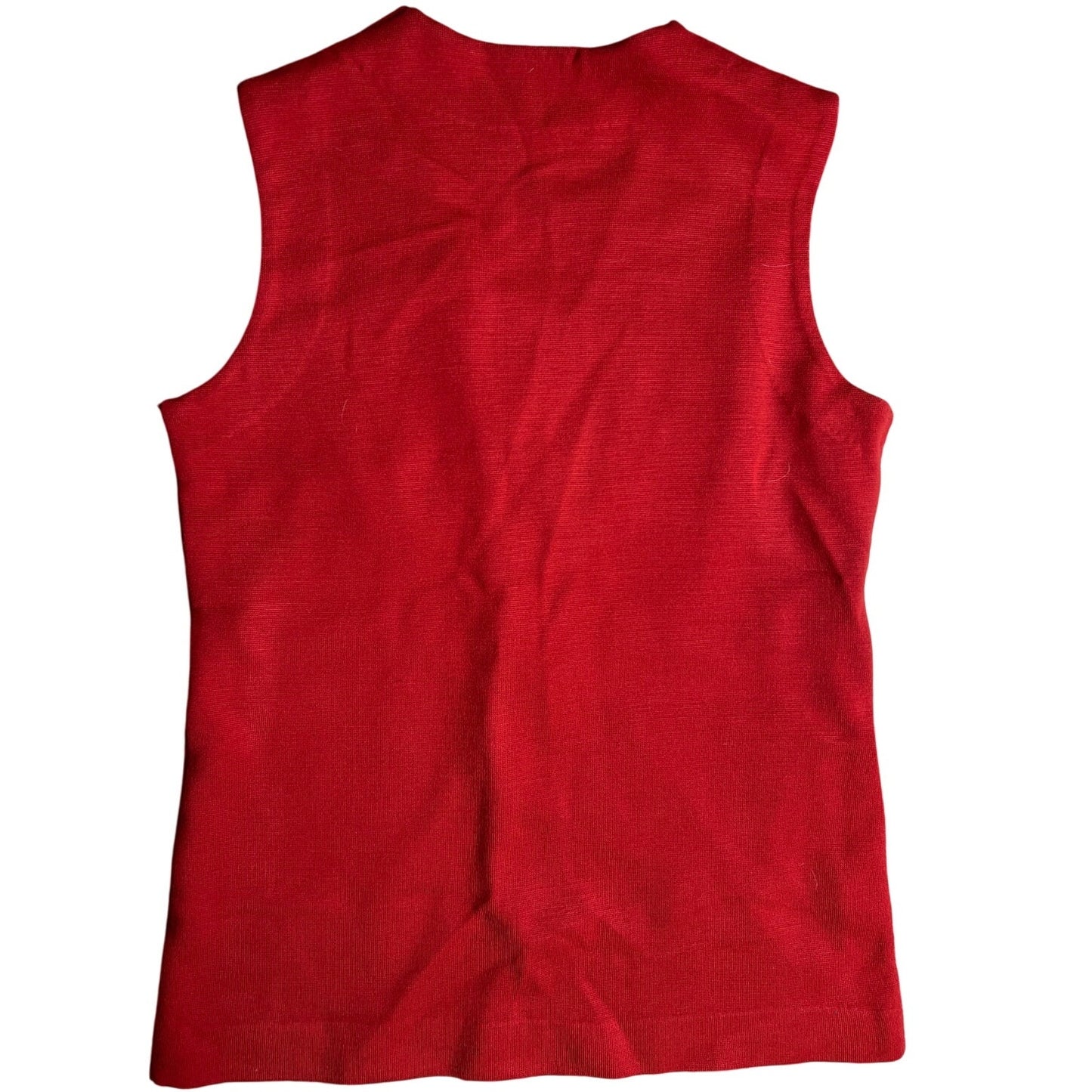 Vintage Field-Schlick Red Women Zip-Up Vest Size 12