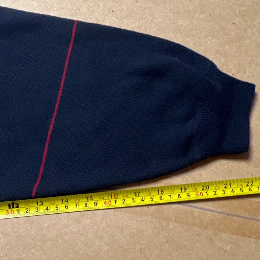NWT Dockers Recode Blue/Red Stripes Men Crewneck Size 2XL