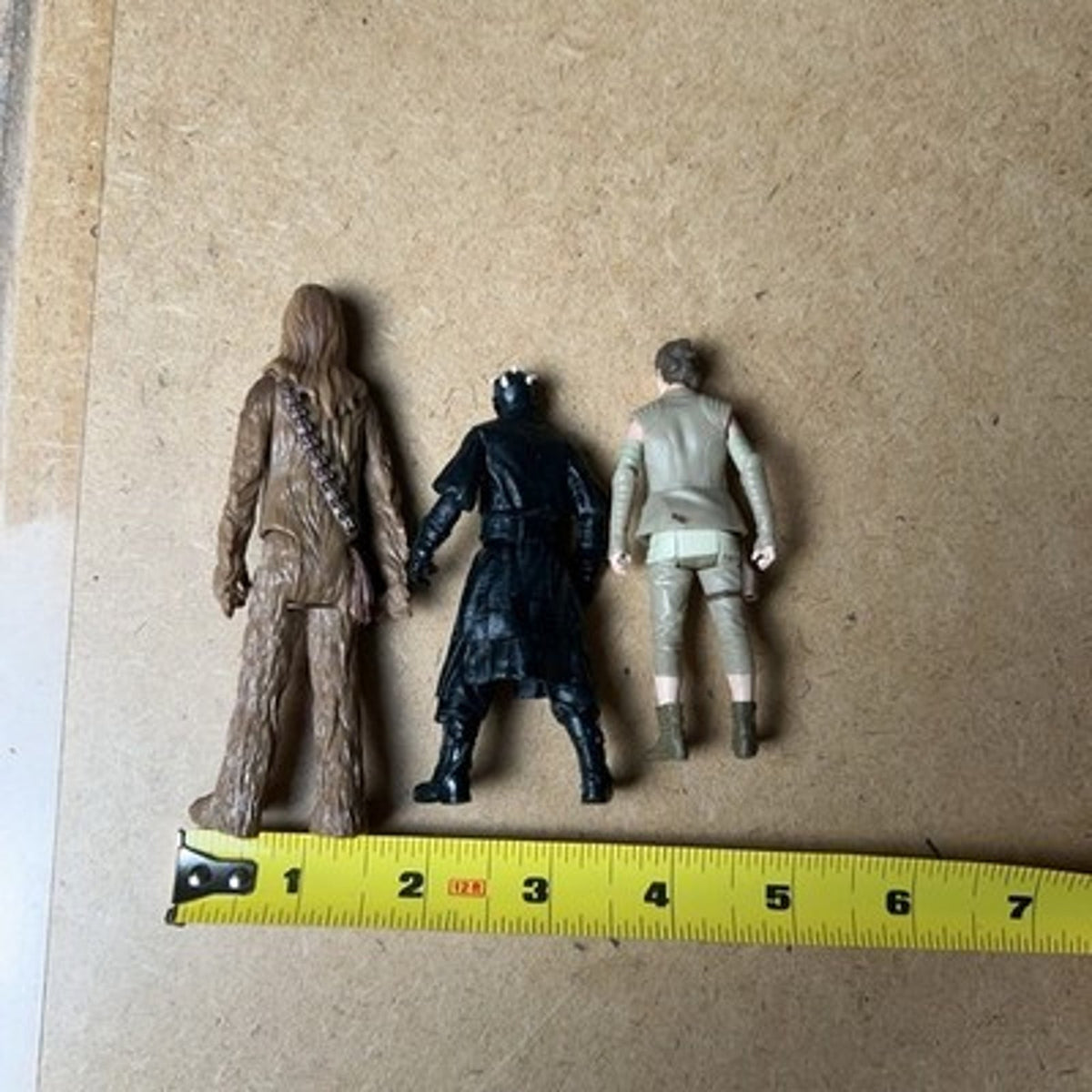 Hasbro Star Wars Action Figures Chewbacca Darth Maul Rey Brown Black Tan 3.75in