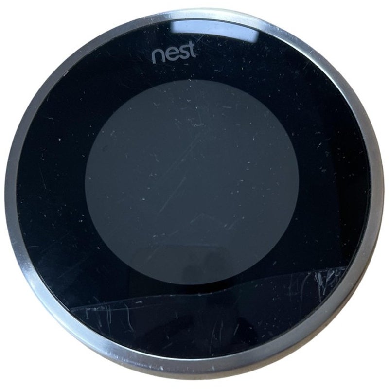 Nest Thermostat Round Smart WiFi Silver Display Unit Only Made In China