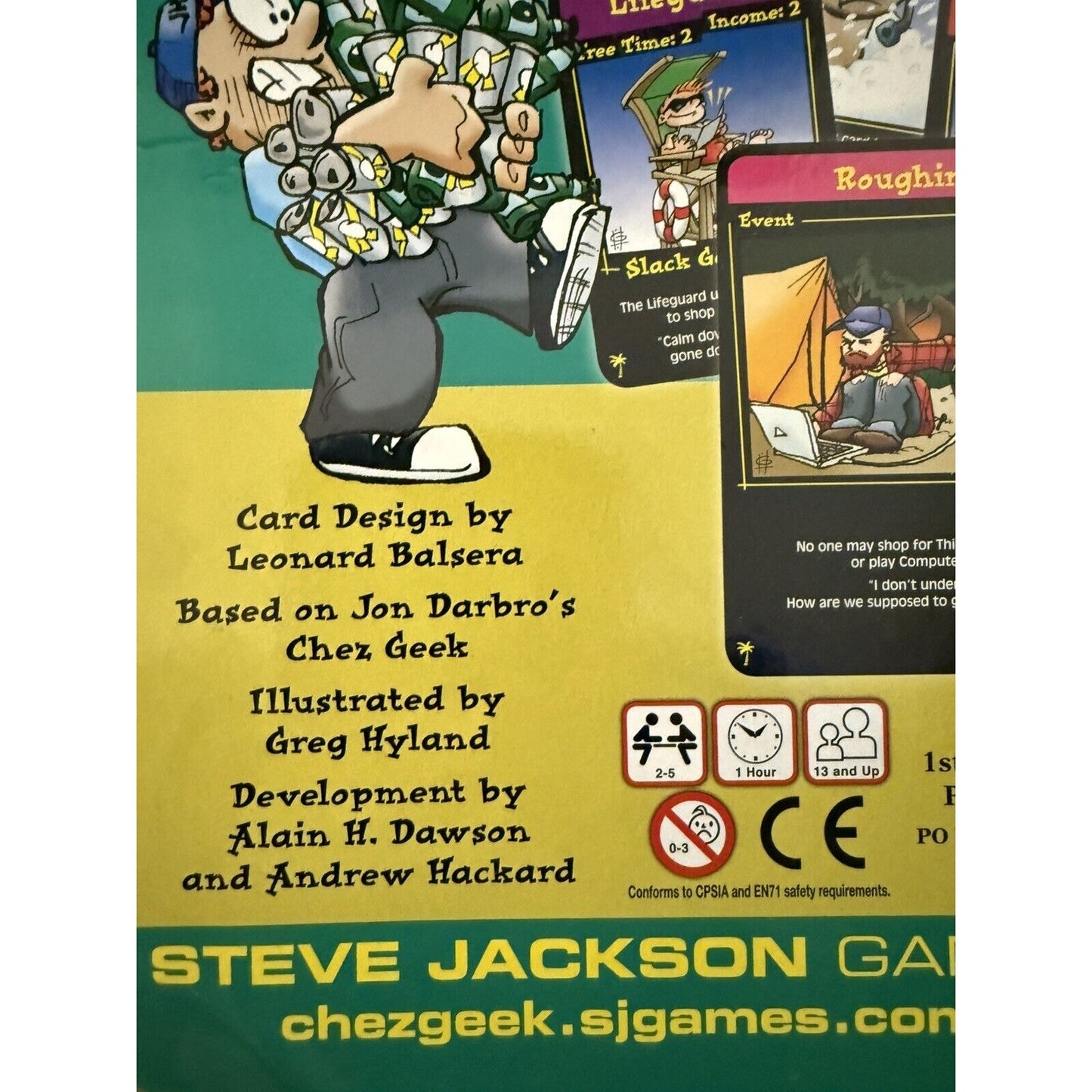 Chez Geek Spring Break Expansion Pack Steve Jackson Games SJG1384 NEW