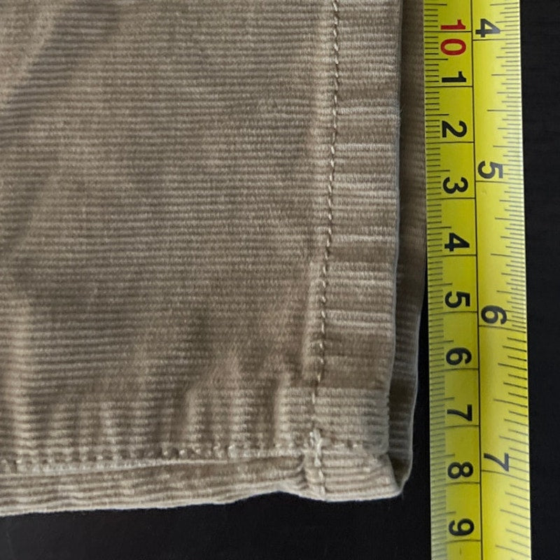 Faherty Brand Size 36 Corduroy Stretch Organic Cotton Blend 5 Pocket