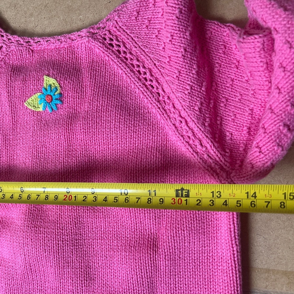 Hanna Andersson 130 Girls Sweater With Zipper Cotton