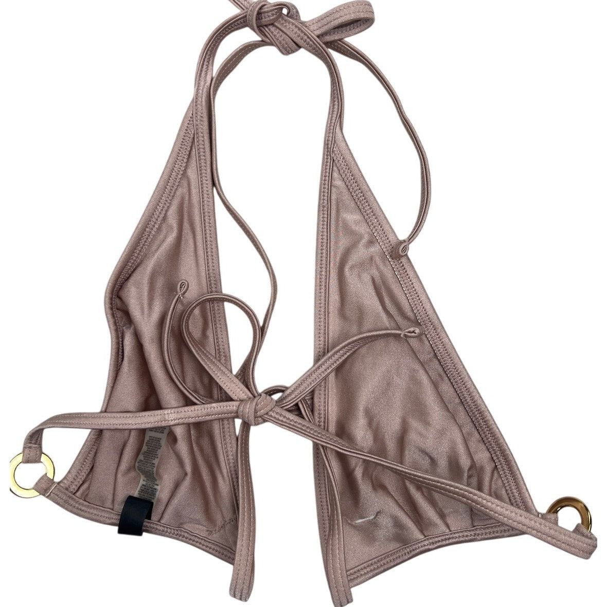 Victoria Secret Triangle Pink Swim Top Medium *Minor Cuts*