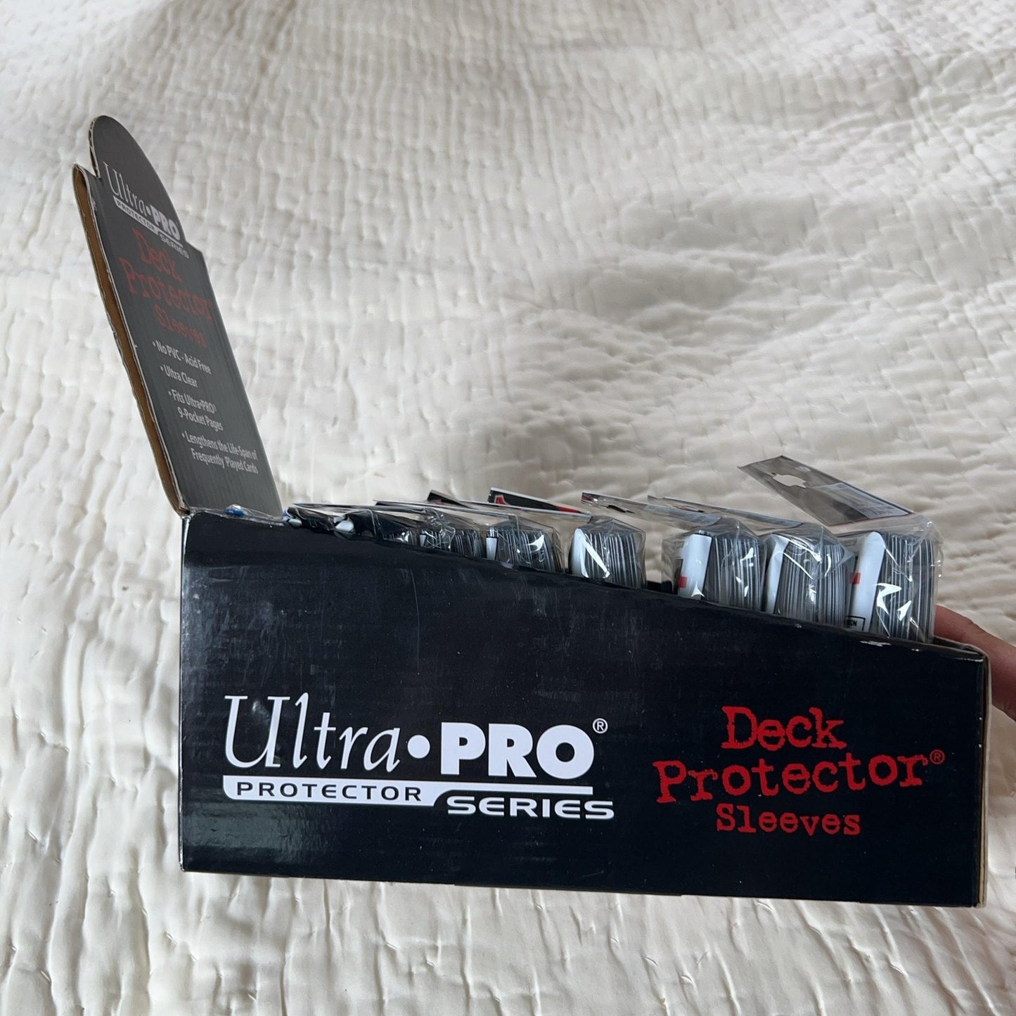 Ultra PRO Batman DC Logo Deck Protector Card Sleeves 65ct Standard Black Lot