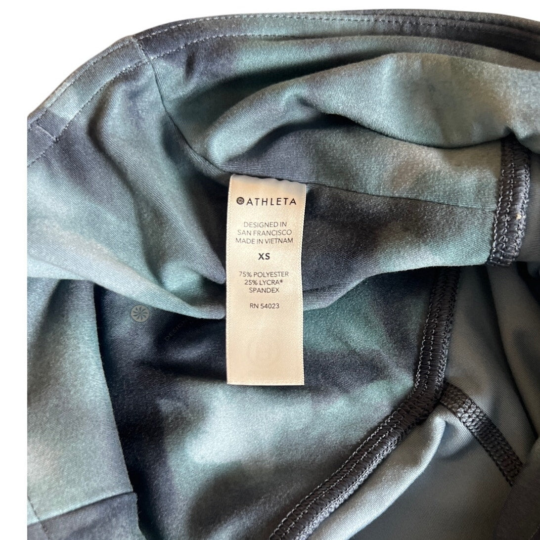 Athleta Women Blue & Black Athletic Leggings Size XS