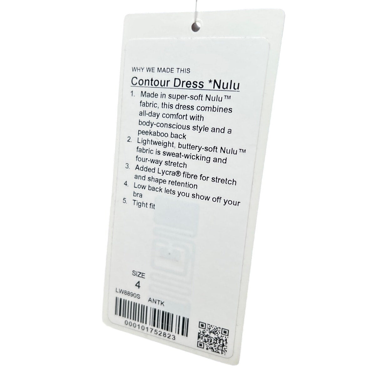 Lululemon Contour Pink Dress Contour Dress Nulu Size 4 NWT