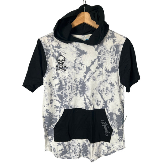 Tony Hawk NWT Cut T-shirt Hoodie Size Large 14-16 Boys Marble Pattern