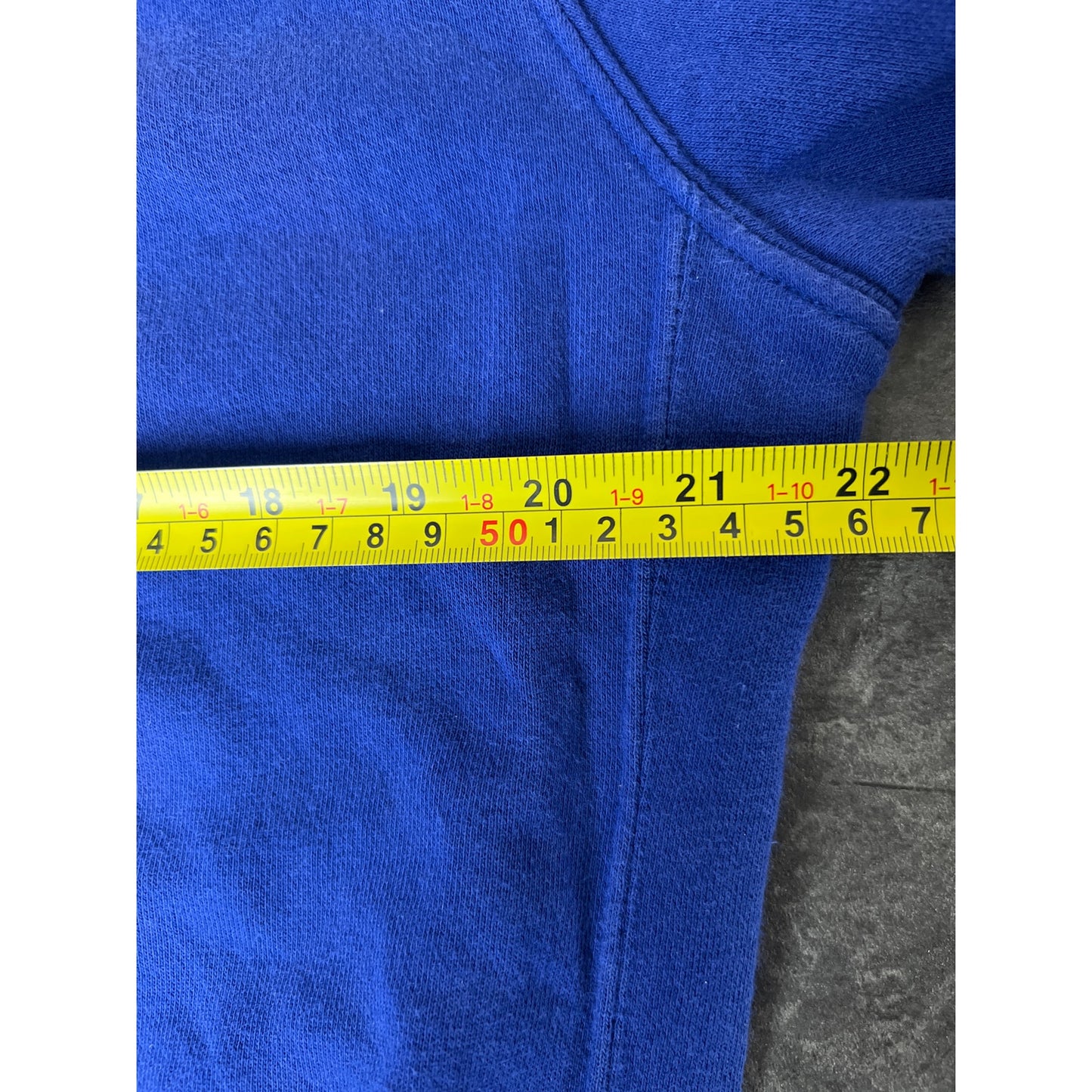 Nike Blue Floral Swoosh Embroidered Crewneck Pullover Size Small