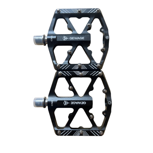 Gewage Bike Pedals Alloy Pedals with Reflectors Mountain Bike
