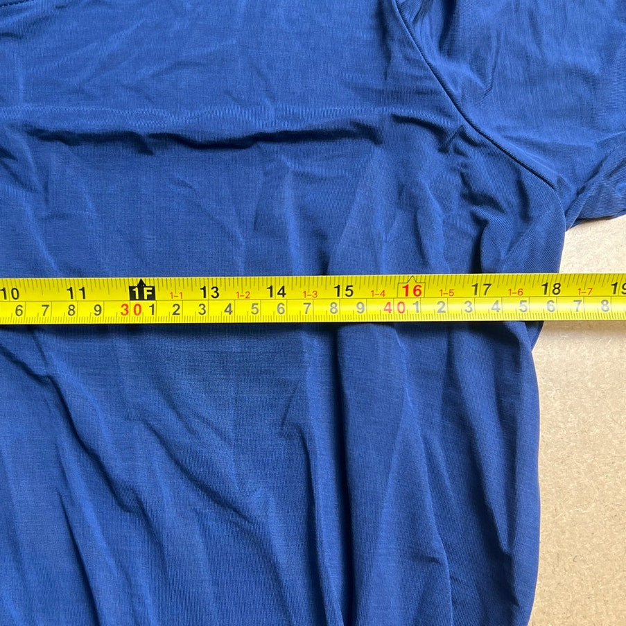 Anthropologie Dolan Sanibel Blue Sleeve Side Tie Dress Size S