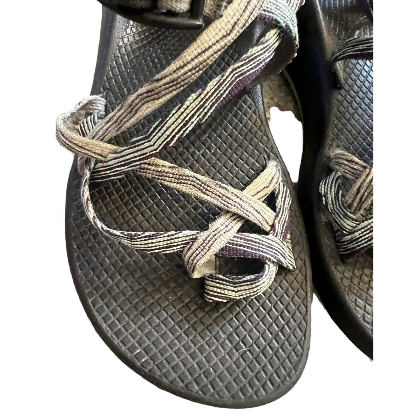 Chaco Women's Sandals Size 8 Green Purple Adjustable Strap