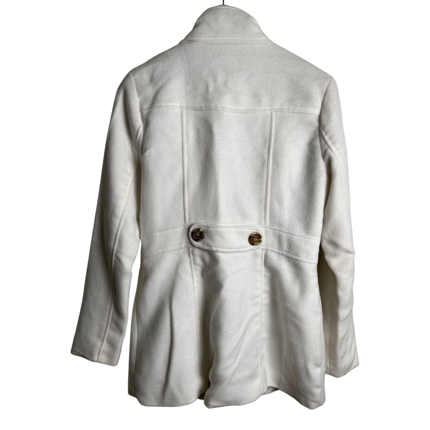 Mine Women's Size M White  Pea Coat
