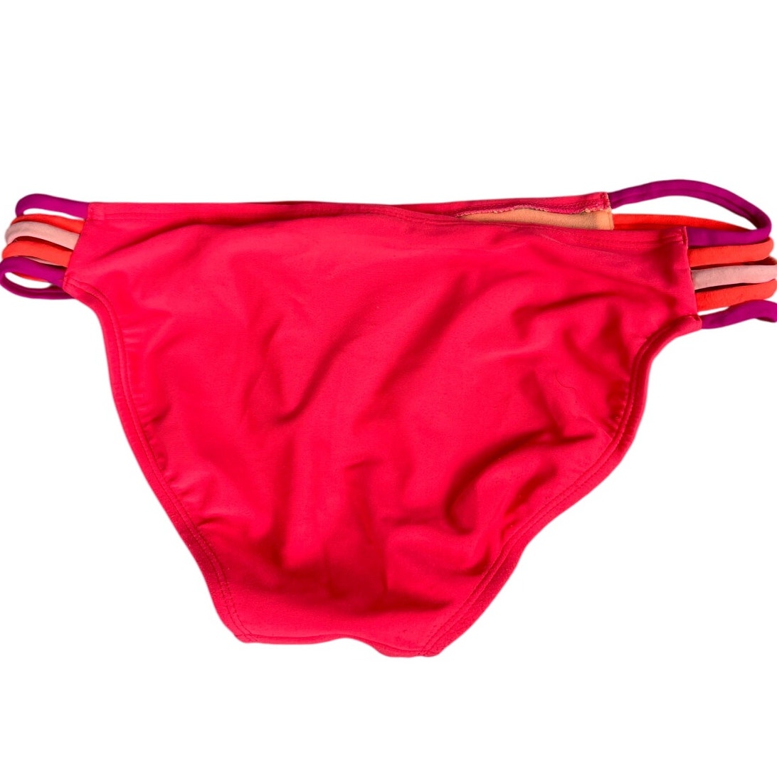 Xhiliration Women's Bikini Swimwear Set Orange Size Small S