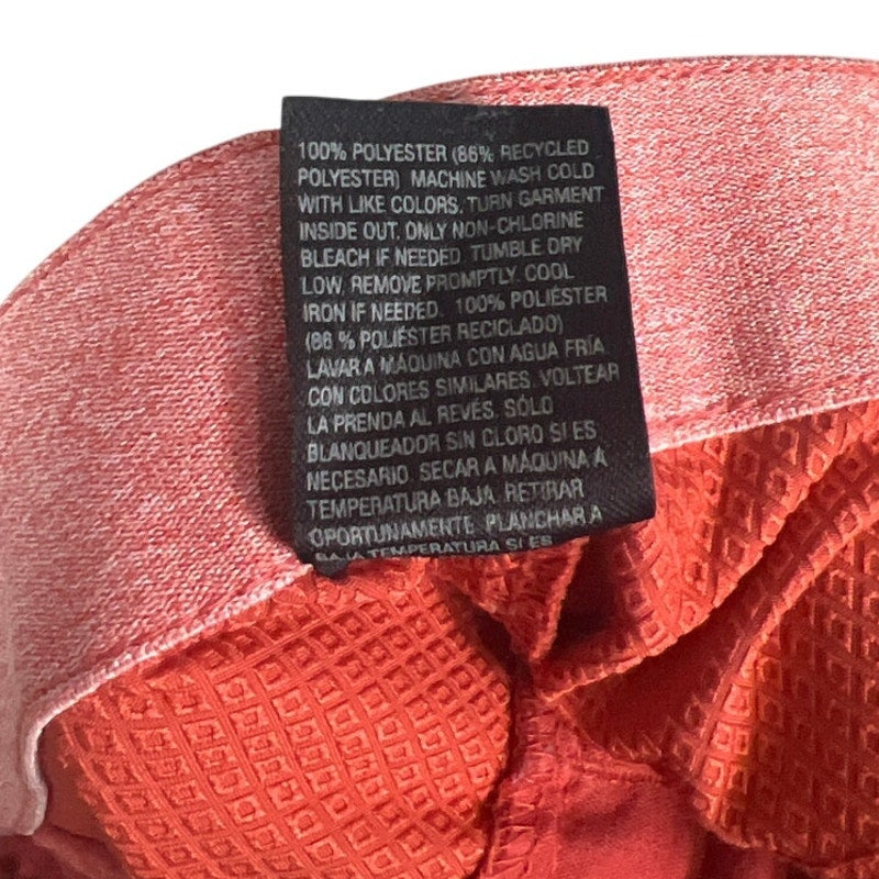 All In Motion Polyester Orange Shorts 36 Protection Soft Elastic Travel