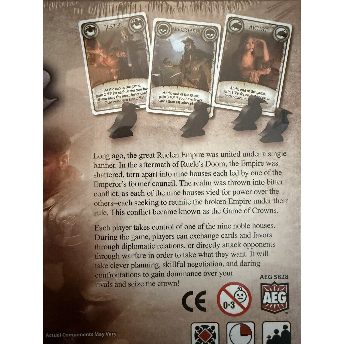 Game Of Crowns Board Game New A Game of Diplomacy & Betrayal Sealed