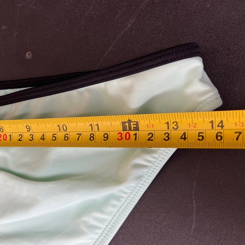 Unbranded Blue & Green Swim Bottom Large Swimwear