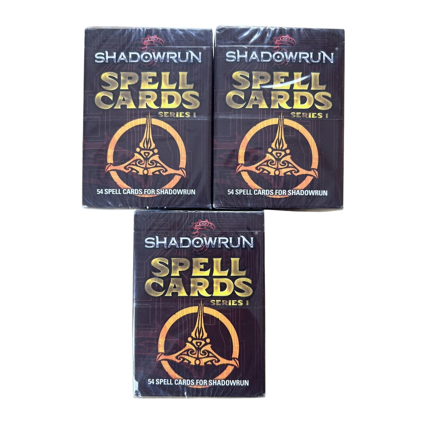 Catalyst Game Labs Shadowrun Spell Cards Series I Lot Of 3 English Standard Deck