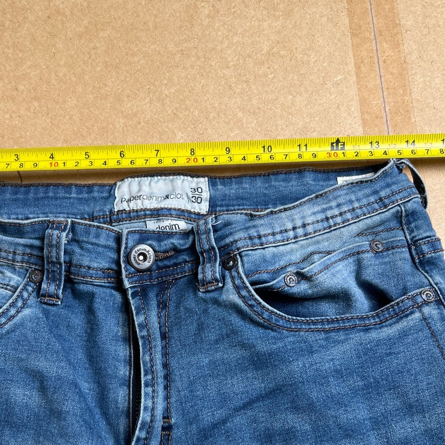 Paperdemin&cloth Blue Denim Jean Men SIze 30x30