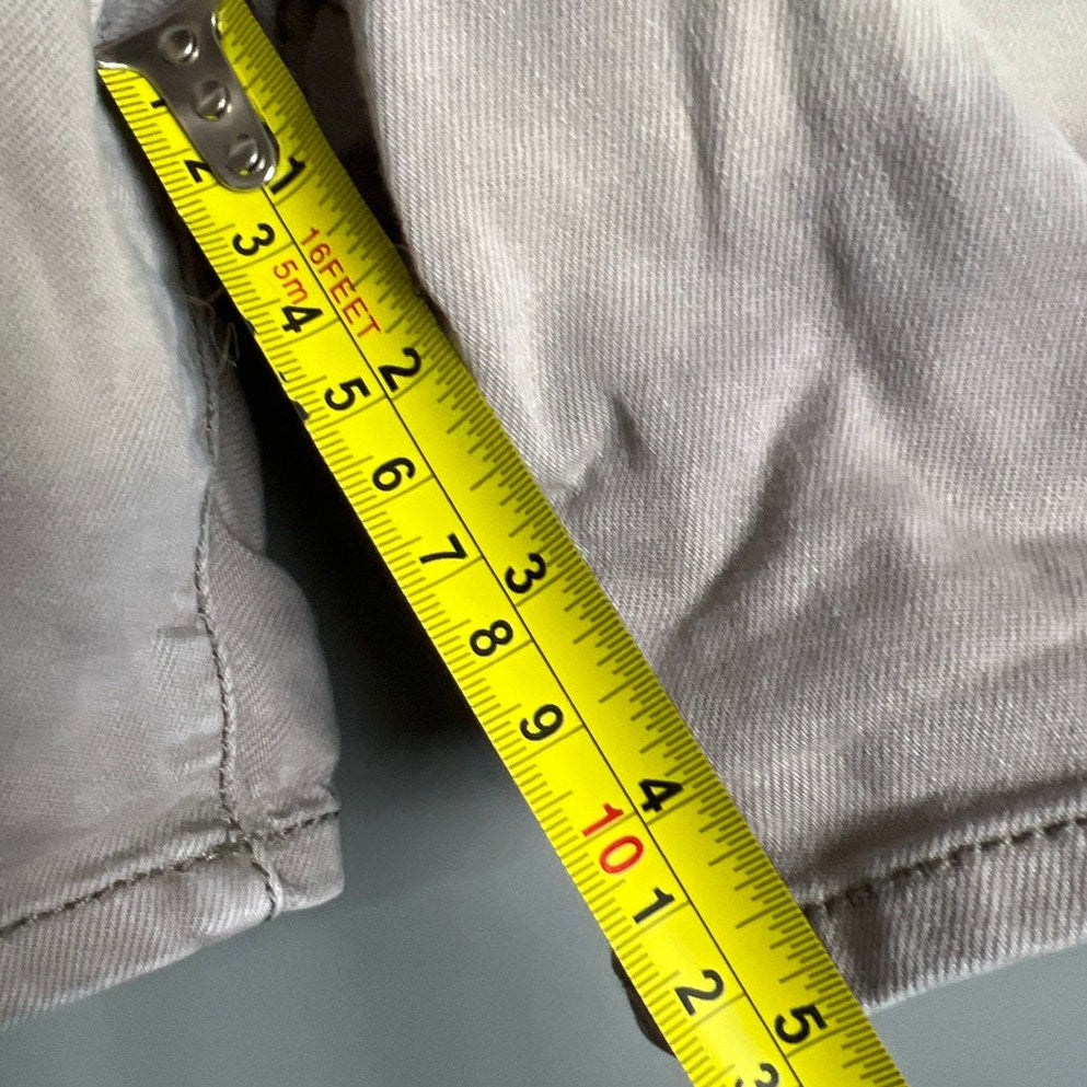 Dear John 29 Gray Faded Stretch Denim Shorts Distressed