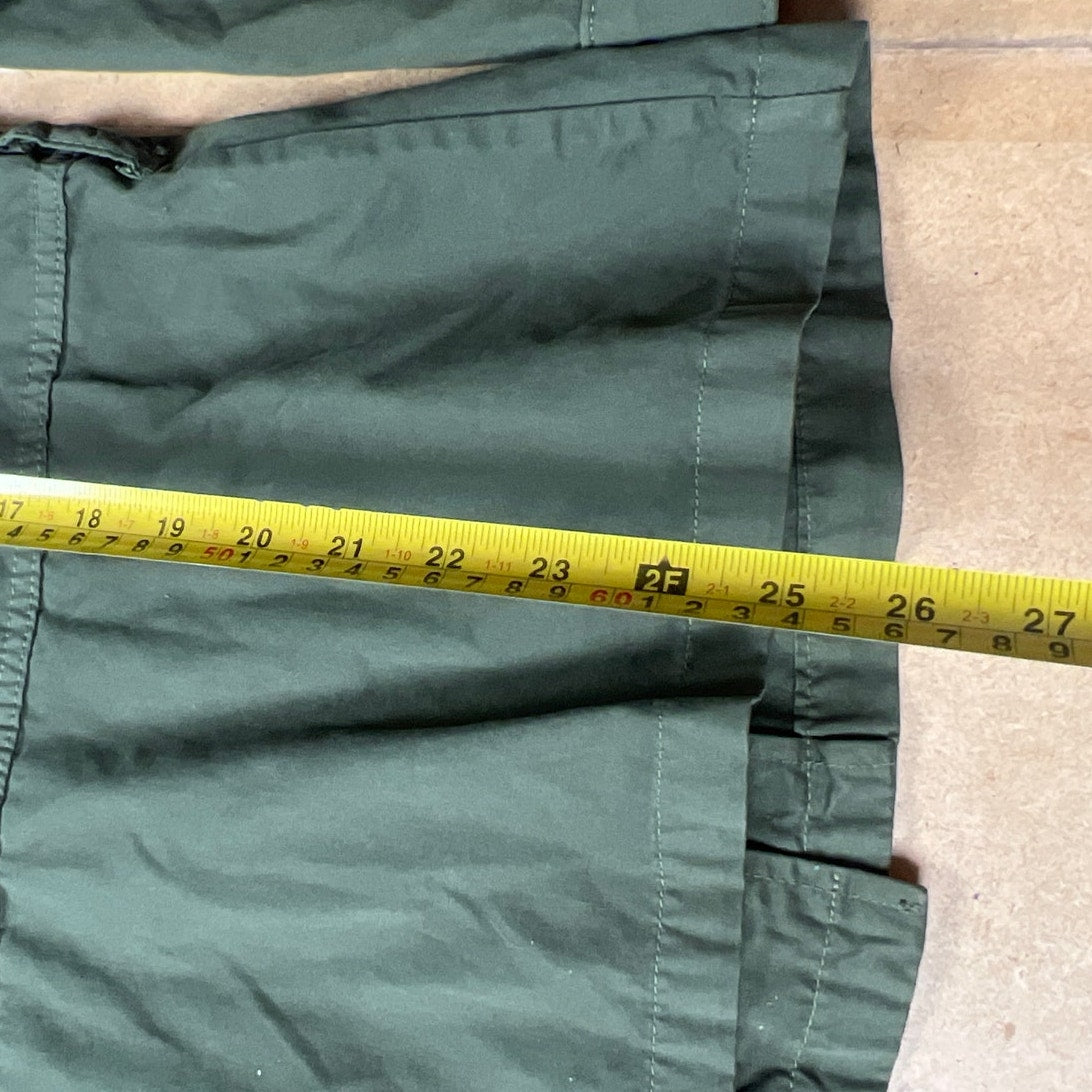 Vintage Blue Dot Green Field Jacket Inspired Women Size M