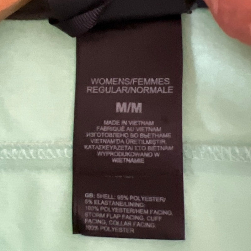 The North Face Storm Collar Softshell Jacket Mint Green Women's Size M