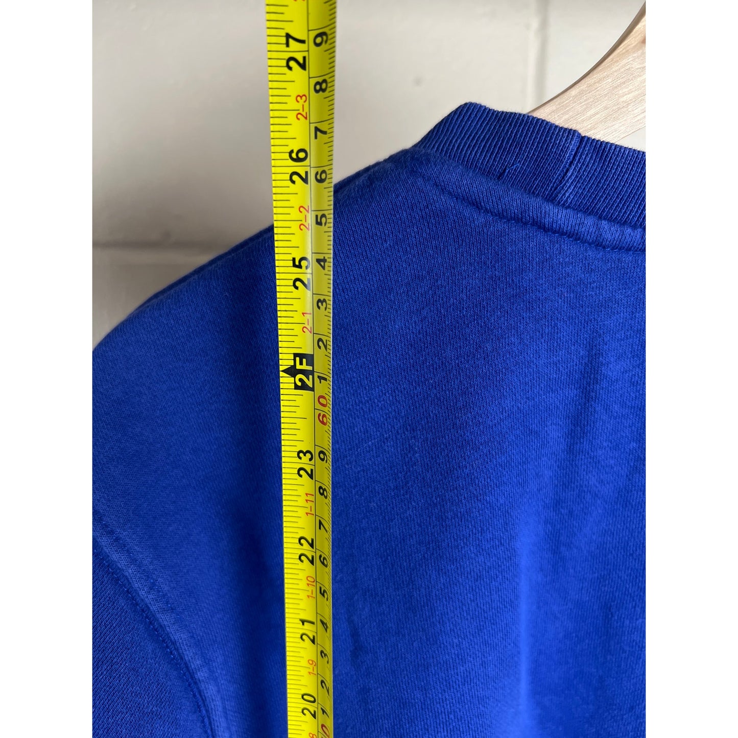 Nike Blue Floral Swoosh Embroidered Crewneck Pullover Size Small